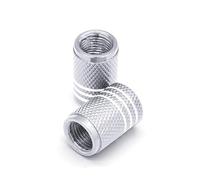 YgDssacc Accessori Moto Tappi Stelo valvola Pneumatici Ruota CNC Coperchi ermetici compatibili con YZ 450F 250X 250FX 450FX WR 450 250 F 250X 450(2 PCS Silver)