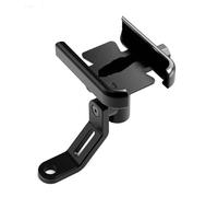 YgDssacc Compatibile con XMAX300 XMAX400 X-MAX 125 250 moto CNC manubrio specchio supporto cellulare staffa supporto GPS (specchio nero)