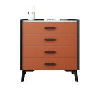 YGDYFDC Armadietti Moderni Cassettiera Minimalista In Ardesia Cassettiera Camera Da Letto Mobiletto Multi-Cassetti Mobiletto Da Soggiorno Piccoli Armadietti(Orange,C)