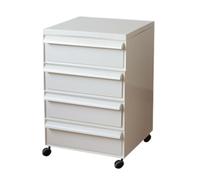 YGDYFDC Armadietti Moderni Comodino Semplice, Mobiletto con Cassetti Medievale, Carrello Mobile, Mobiletto for Camera da Letto, Mobiletto Domestico Piccoli Armadietti(White,B)