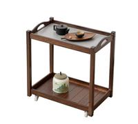YGDYFDC Tavolino da Salotto Tavolino da caffè Tavolino mobile Armadietto laterale Tavolino da salotto domestico Tavolino da tè Armadietto portaoggetti Carrello Tavolino(Brown)