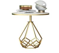 YGDYFDC Tavolino da Salotto Tavolino da divano leggero lusso creativo moderno e minimalista soggiorno casa tavolino da caffè tavolino comodino Tavolino ad angolo rotondo nordico Tavolino(Gold)