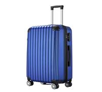 YGDYFDC Valigia Set Di Tre Pezzi Di Valigie In ABS For Commercio Estero Con Angoli Angolari E Valigia Trolley Con Ruote Universali Anticaduta Valigia Grande(Blue,20in)