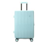 YGDYFDC Valigia Valigia bagaglio for uomo e donna Trolley d'imbarco Valigia leggera da uomo silenziosa con nuova password Valigia Grande(Blue,28in)