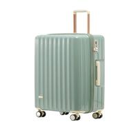 YGDYFDC Valigia Valigia Da Imbarco Da 20 Pollici, Valigia Trolley Da Uomo E Da Donna, Valigia Ultraleggera Con Ruota Silenziosa Valigia Grande(Green,20in)
