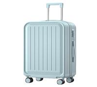 YGDYFDC Valigia Valigia Da Viaggio Con Password Multifunzionale Alla Moda, Valigia Trolley, Valigia Con Ruota Universale For Studenti Valigia Grande(Bianca)