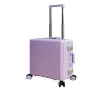 YGDYFDC Valigia Valigia For Uomo E Donna Valigia For Trolley Con Codice D'imbarco Da 24 Pollici Valigia Con Gancio Laterale Con Telaio In Alluminio Valigia Grande(Purple,24in)