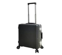 YGDYFDC Valigia Valigia for Uomo E Donna Valigia for Trolley con Codice D'imbarco da 24 Pollici Valigia con Gancio Laterale con Telaio in Alluminio Valigia Grande(Noir,20in)