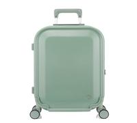 YGDYFDC Valigia Valigia resistente e durevole con telaio in alluminio for bagagli, angolo in metallo, ruota universale, password, for uomo e donna Valigia Grande(Green,20IN)