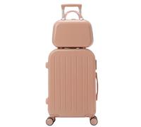 YGDYFDC Valigia Valigia Semplice Valigia Trolley Multifunzionale Da Donna Ruote Universali Valigia Femminile Valigia Con Password Valigia Grande(Pink)