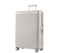 YGDYFDC Valigia Valigia Trolley Larga Da Donna Con Ruota Universale Piccola Valigia Da Imbarco Leggera Valigia Con Password Da 24 Pollici Valigia Grande(White,20in)