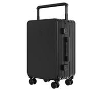 YGDYFDC Valigia Valigie for Uomo E Donna, Trolley Ampio, Telaio in Alluminio, Password Valigia, Ruote Silenziose Valigia Grande(Black,24in)