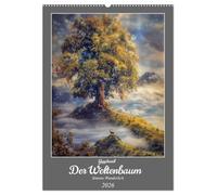 Yggdrasil - Der Baum des Lebens (Wandkalender 2026 DIN A2 hoch), CALVENDO Monatskalender: Der Baum des Lebens in wunderschönen Variationen! Fantasy vom Feinsten!