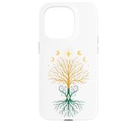 Yggdrasil e Fasi Lunari Simbolo Spirituale e Pagano Custodia per iPhone 15 Pro