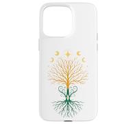 Yggdrasil e Fasi Lunari Simbolo Spirituale e Pagano Custodia per iPhone 15 Pro Max