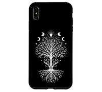 Yggdrasil e Fasi Lunari Simbolo Spirituale e Pagano Custodia per iPhone XS Max