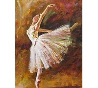ygghj Punto Croce Prestampato Kit da Ricamare Ballerino di Carattere 40X50Cm Ricamo Kit Punto Croce Arte Adatto A Principianti per La Decorazione Domestica Tela Prestampata 11Ct