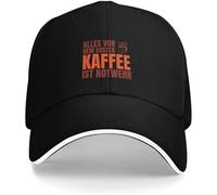 YGHAOWKJR Cappello da baseball classico Everything Before Coffee is Self-Defense Cappello divertente alla moda cappelli unici cappelli da camionista per uomo donna