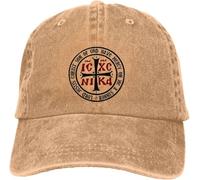 YGHAOWKJR Classico Dio Croce Multicolore Cappello Picco Donna Cap Preghiera Visiera Personalizzata Protezione Cappelli Regalo