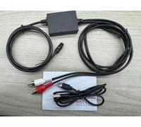 YGiTK 192 kHz DAC convertitore da digitale a analogico, amplificatore audio SPDIF Toslink a analogico RCA audio con cavo RCA maschio da 1,1 m per HDTV DVD Blu-ray