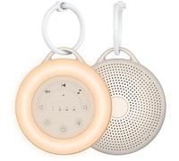YGiTK Macchina Rumori Bianchi per Neonato Portatile, 24 Suoni, Timer | Luce Notturna con 6 Livelli di Luminosità, Anello da Passeggino, Batteria 2000mAh oltre 30 Ore, Memoria, Nanna e Viaggi