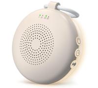 YGiTK White Noise Machine - Mini macchina audio con 12 suoni calmanti, 3 tempi, funzione di memoria USB-C ricaricabile, portatile, per bambini, adulti, bambini, albicocca