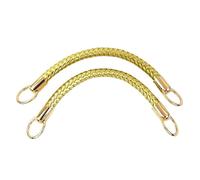 YGLEEULI 2 Pezzi Borse in Tessuto Manico in Pelle Moda PU Borsa a Tracolla da Donna Borsa con Cinturino Borsa Fai da Te sostituire Gli Accessori 25/40/50 cm per Borse(Gold-LightGold-25cm)