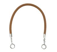 YGLEEULI 2 Pezzi da Donna Borse Cinturino Tessuto Corda in Pelle Manici Borsa Tracolla Tracolla Fai da Te Fatti a Mano sostituire Accessori Borsa a Catena 30-60 cm per Borse(DarkKhaki,60cm)