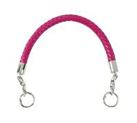 YGLEEULI 2 Pezzi da Donna Borse Cinturino Tessuto Corda in Pelle Manici Borsa Tracolla Tracolla Fai da Te Fatti a Mano sostituire Accessori Borsa a Catena 30-60 cm per Borse(Red 1,50cm)