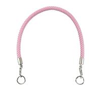 YGLEEULI 2 Pezzi da Donna Borse Cinturino Tessuto Corda in Pelle Manici Borsa Tracolla Tracolla Fai da Te Fatti a Mano sostituire Accessori Borsa a Catena 30-60 cm per Borse(Pink,60cm)
