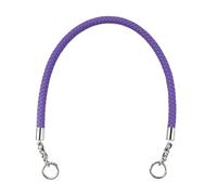 YGLEEULI 2 Pezzi da Donna Borse Cinturino Tessuto Corda in Pelle Manici Borsa Tracolla Tracolla Fai da Te Fatti a Mano sostituire Accessori Borsa a Catena 30-60 cm per Borse(Lightpurple,50cm)