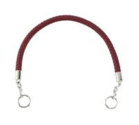 YGLEEULI 2 Pezzi da Donna Borse Cinturino Tessuto Corda in Pelle Manici Borsa Tracolla Tracolla Fai da Te Fatti a Mano sostituire Accessori Borsa a Catena 30-60 cm per Borse(Red 2,30cm)