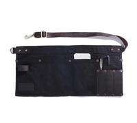 YGLEEULI Cintura for attrezzi da giardino Grembiule giardinaggio mezzo corto multitasche in vera pelle Borsa for for elettricista falegname Grembiule semplice(Color 1)