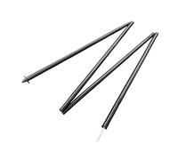 YGLEEULI Pali per Tende da Esterno Palo for telone 2M Pieghevole, Facile da installare, Asta di Supporto for Tenda in Metallo telescopica Multiuso per Tende Rubinetti o Tende da Sole Teloni