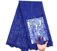 YGLEEULI Tessuto in Pizzo di Seta al Latte con Paillettes, Tessuto in Pizzo Netto, Cucito, Pizzo Ricamato, Tulle, Abito da Sposa da Donna(Color 13)