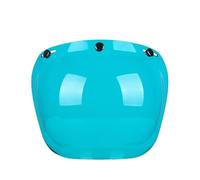 YGLEEULI Visiera per casco Lenti for casco retrò Casco da motociclista a specchio a bolle Tipo a tre pulsanti Visiere con scudo a Accessori for protezione antipioggia antigraffio(Color 8)