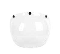 YGLEEULI Visiera per casco Lenti for casco retrò Casco da motociclista a specchio a bolle Tipo a tre pulsanti Visiere con scudo a Accessori for protezione antipioggia antigraffio(Color 2)