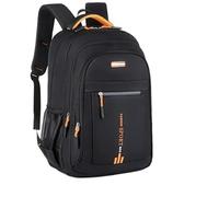 YGLEEULI Zaini da uomo Zaino impermeabile in tessuto Oxford Borsa for computer da lavoro Zaino da viaggio casual per Laptop(Orange-A)