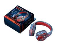 YGMegadar Cuffie da gioco Bluetooth 5.0, senza fili, con microfono a cancellazione del rumore, auricolari cablati per telefono, rosso