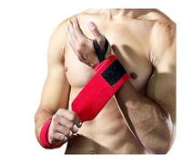 YGMNQAL 1 pz. Fasce Elastiche for Il Sollevamento Pesi, Supporto for Polso, for Palestra, Fitness, Powerlifting, Bodybuilding(Gray-Right)