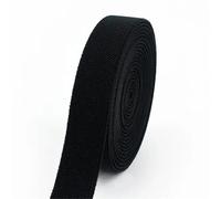 YGMNQAL 10-50mm Elastic Bands for Trousers Waist Rubber Band Stretch Webbing Tapes Belt DIY Underwear Clothes Sewing Accessory(Black,5Meters,38mm)