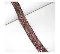 YGMNQAL 15mm Gold Silver Glitter Thread FOE Ribbon Fold Over Elastic Bands for Hair Tie Underwear Bracelet DIY Sewing Accessories(90110,10Yards)