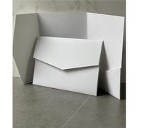 YGMNQAL 20 o 25 pezzi di biglietti d'invito tascabili vuoti fai da te, buste carta for matrimonio, inviti, personalizzati(White,20pcs)