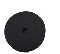 YGMNQAL 3/6/9/12/15/25/30/35/40MM White/Black Nylon Highest Elastic Bands Garment Trousers Sewing Accessories DIY(Black,10.0M,8.0mm)