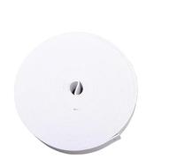 YGMNQAL 3/6/9/12/15/25/30/35/40MM White/Black Nylon Highest Elastic Bands Garment Trousers Sewing Accessories DIY(White,10.0M,5.0mm)