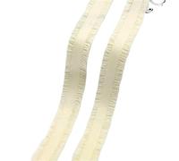 YGMNQAL 5/10/20/45Yards Colorful Elastic Bands 13mm Stretch Ribbon Tape for Sewing Underwear Bra Strap Rubber Band Decorative Lace Trims(CreamyWhite,13mm-45Yards)