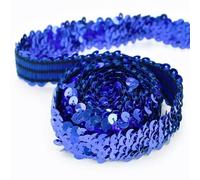 YGMNQAL 5/10M 30mm Sequins Lace Trim Glitter Elastic Band Clothes Dress Elasticity Ribbon Curtain Laces Fabric DIY Sewing Accessories(Color 2,30mm-10Meters)