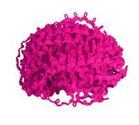 YGMNQAL 5-10yard Elastic Lace Ribbon Black White Color Button Loops DIY Multicolor Handmade Trimming for Clothes Sewing Rubber Band(Rose Red,14mm 5yards)