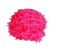 YGMNQAL 5-10yard Elastic Lace Ribbon Black White Color Button Loops DIY Multicolor Handmade Trimming for Clothes Sewing Rubber Band(Bright Rose Red,14mm 5yards)