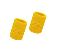 YGMNQAL 5 Paia di Fasce Elastiche in Cotone for Il Supporto del Polso da Basket, for Uomini e Bambini, Palestra, Fitness, Sollevamento Pesi, Powerlifting, Tennis(Nr24-Yellow-5pair)